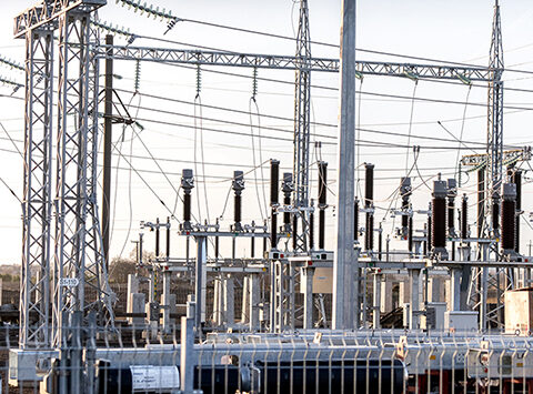 Installation. Transformer substations, power lines and industrial automation